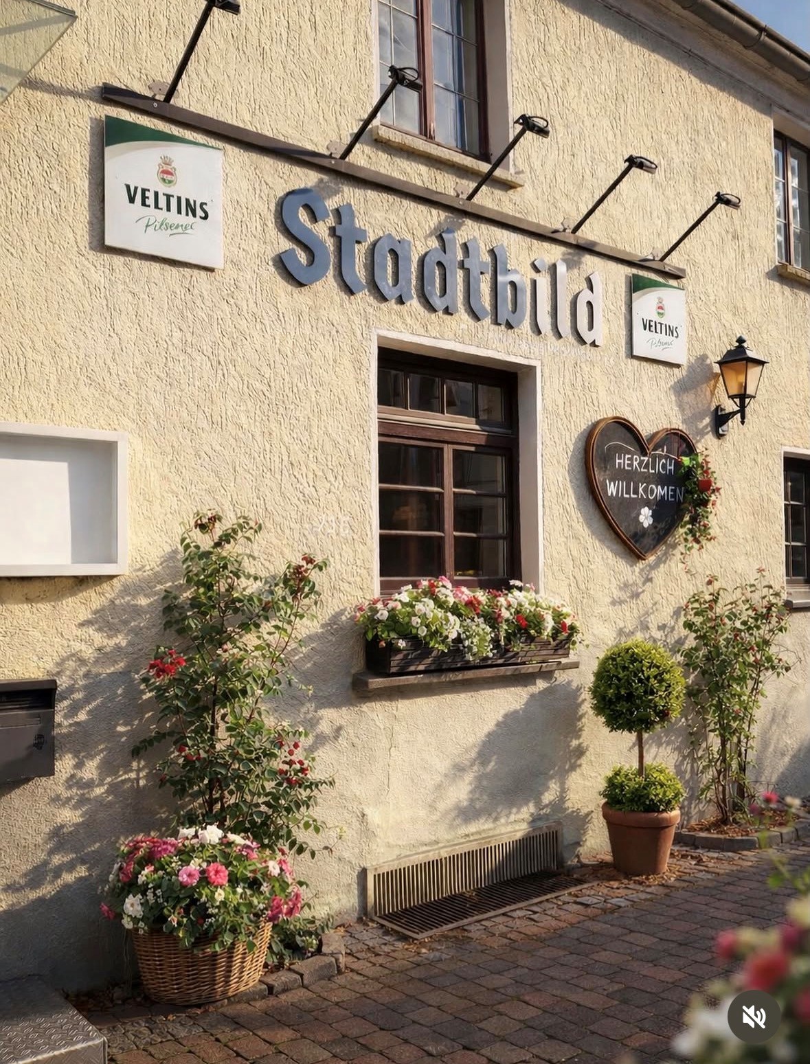 Stammtisch im Stadtbild
